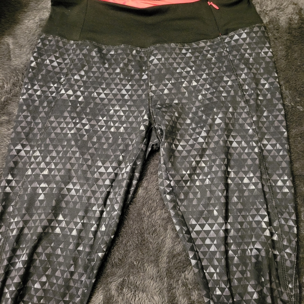 Geometric Black and Gray Women's Skirt